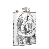 Alice ontmoet de Caterdepijler - Alice in Wonderla Heupfles (Rechts)