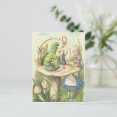 Alice ontmoet de Caterstyle Briefkaart (Staand voorkant)