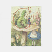 Alice ontmoet de Caterstyle Fleece Deken (Voorkant)