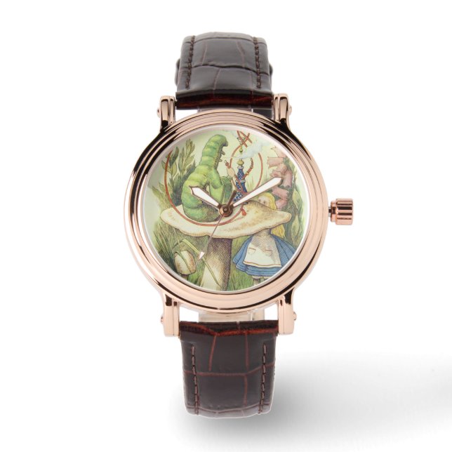 Alice ontmoet de Caterstyle Horloge (Voorkant)