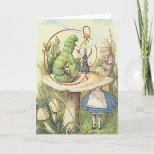 Alice ontmoet de Caterstyle Kaart (Voorkant)