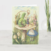 Alice ontmoet de Caterstyle Kaart (Voorkant)