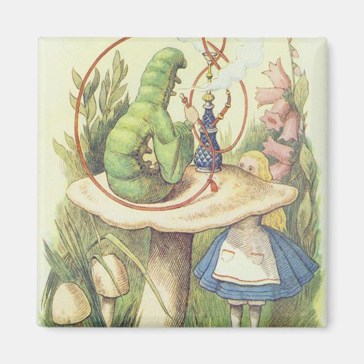 Alice ontmoet de Caterstyle Magneet (Voorkant)