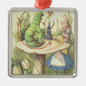 Alice ontmoet de Caterstyle Metalen Ornament (Voorkant)
