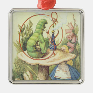 Alice ontmoet de Caterstyle Metalen Ornament