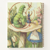 Alice ontmoet de Caterstyle Notitieboek (Achterkant)