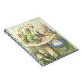 Alice ontmoet de Caterstyle Notitieboek (Rechterzijde)