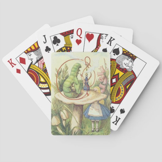 Alice ontmoet de Caterstyle Pokerkaarten (Achterkant)