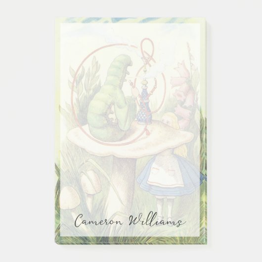 Alice ontmoet de Caterstyle Post-it® Notes (Voorkant)