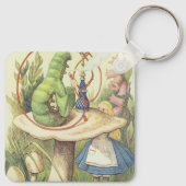 Alice ontmoet de Caterstyle Sleutelhanger (Achterkant)