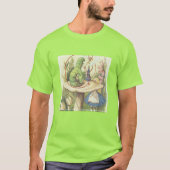 Alice ontmoet de Caterstyle T-shirt (Voorkant)