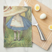 Alice ontmoet de Caterstyle Theedoek (Quarter Fold)