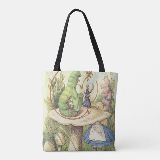 Alice ontmoet de Caterstyle Tote Bag (Achterkant)
