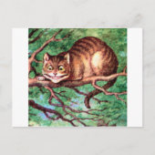 Alice ontmoet de Cheshire Cat in Wonderland Briefkaart (Voorkant)