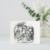 Alice ontmoet de Dodo Briefkaart (Staand voorkant)