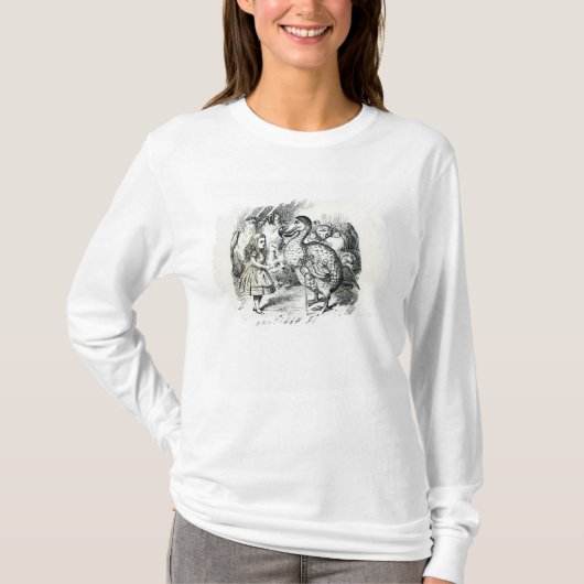 Alice ontmoet de Dodo T-shirt (Voorkant)
