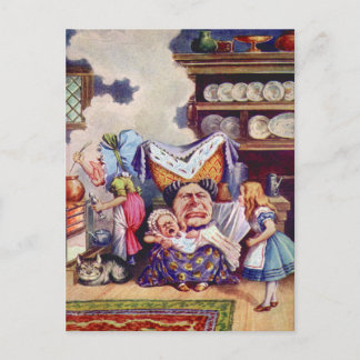Alice ontmoet de Duchess en de Pic Baby Briefkaart