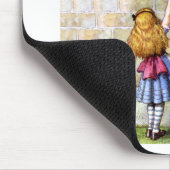 Alice ontmoet pompoen in Wonderland Muismat (Hoek)