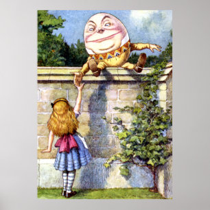 Alice ontmoet pompoen in Wonderland Poster