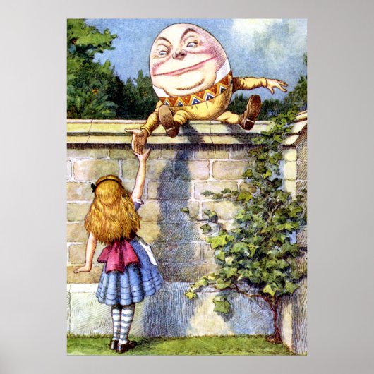 Alice ontmoet pompoen in Wonderland Poster (Voorkant)