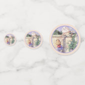 Alice ontmoet pomty Dumpty Confetti (Achterkanten)