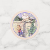 Alice ontmoet pomty Dumpty Confetti (Kleine voorkant)