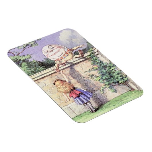 Alice ontmoet pomty Dumpty Magneet (Rechterzijde)