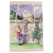 Alice ontmoet pomty Dumpty Medium Cadeauzakje (Voorkant)