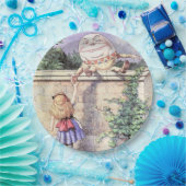 Alice ontmoet pomty Dumpty Papieren Bordje (Feest)