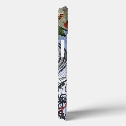 Alice onzin gordijn wonderland - Blauw Case-Mate iPhone Case (Achterkant / Rechts)