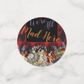 Alice onzin gordijn wonderland - Blauw Confetti (Kleine voorkant)