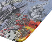 Alice onzin gordijn wonderland - Blauw Snijplank (Hoek)