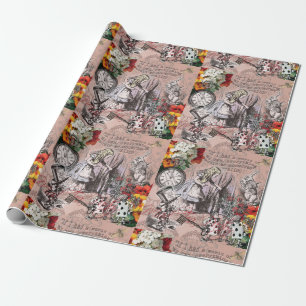 Alice onzin gordijn wonderland cadeaupapier