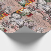 Alice onzin gordijn wonderland cadeaupapier (Hoek)