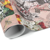 Alice onzin gordijn wonderland cadeaupapier (Rol Hoek)