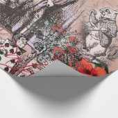 Alice onzin gordijn wonderland cadeaupapier (Hoek)