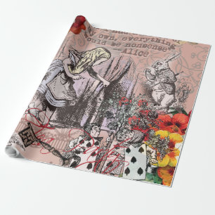 Alice onzin gordijn wonderland cadeaupapier