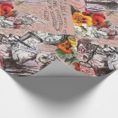 Alice onzin gordijn wonderland cadeaupapier (Hoek)