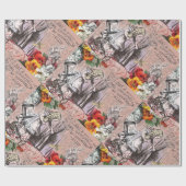 Alice onzin gordijn wonderland cadeaupapier (Vlak)