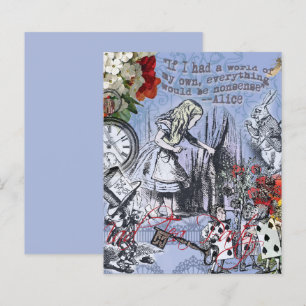 Alice onzin gordijn wonderland klassieker