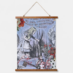 Alice onzin gordijn wonderland klassieker hangend wandkleed