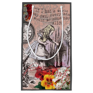 Alice onzin gordijn wonderland klassieker klein cadeauzakje