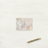 Alice onzin gordijn wonderland klassieker post-it® notes (Op bureau)