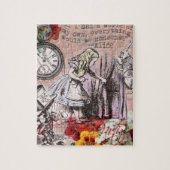 Alice onzin gordijn wonderland legpuzzel (Verticaal)