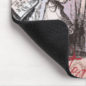 Alice onzin gordijn wonderland muismat (Hoek)