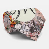 Alice onzin gordijn wonderland stropdas (Opgerold)