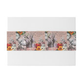 Alice onzin gordijn wonderland uitnodigingen wikkel (Achterkant Voorbeeld)