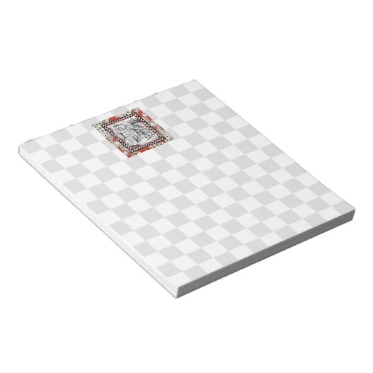 Alice op de koningin 1 notitieblok (Schuin)