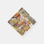 Alice op de koningin 2 servet (Hoek)