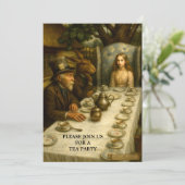 Alice op de theepartij van de gekke hoedenmaker Sj Kaart (Staand voorkant)